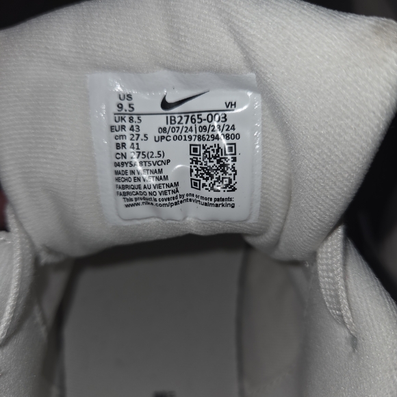 Mens Nike Uplift SC White Running Shoes, Sleek And Clean Size 9.5 - Picture 5 of 7